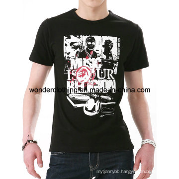 Cotton Fashion Design Men Screen Printing Custom T-Shirt Manufacture in China